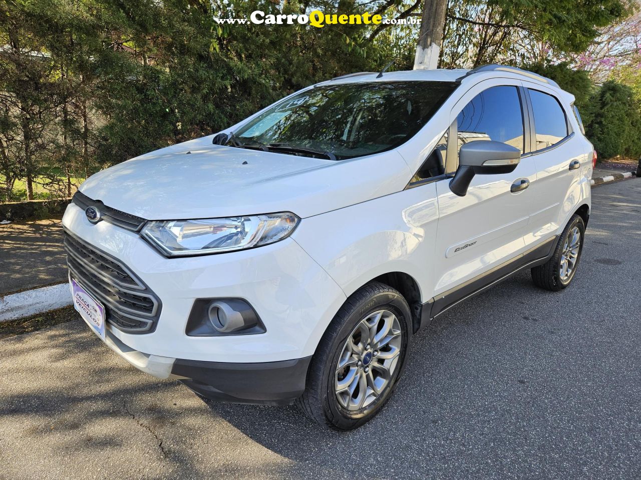 FORD   ECOSPORT FREESTYLE 1.6 16V FLEX 5P   BRANCO 2014 1.6 FLEX - Loja