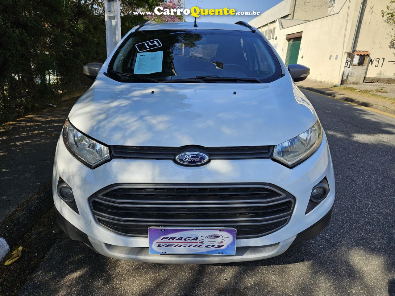 FORD   ECOSPORT FREESTYLE 1.6 16V FLEX 5P   BRANCO 2014 1.6 FLEX - Loja