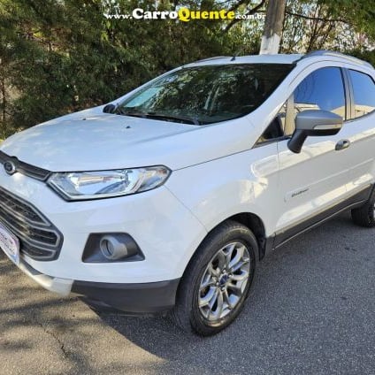 FORD   ECOSPORT FREESTYLE 1.6 16V FLEX 5P   BRANCO 2014 1.6 FLEX