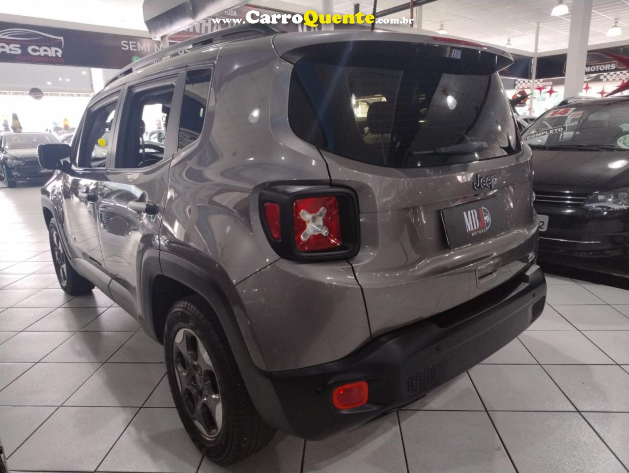 JEEP   RENEGADE SPORT 1.8 4X2 FLEX 16V AUT.   CINZA 2021 1.8 FLEX - Loja