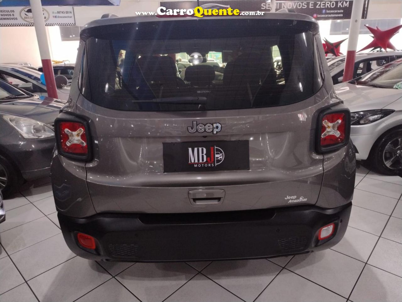 JEEP   RENEGADE SPORT 1.8 4X2 FLEX 16V AUT.   CINZA 2021 1.8 FLEX - Loja