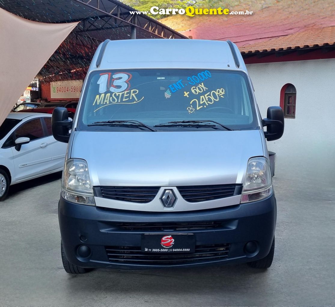 RENAULT   MASTER EUROLAF 2.5    CINZA 2013 2.5 DIESEL - Loja