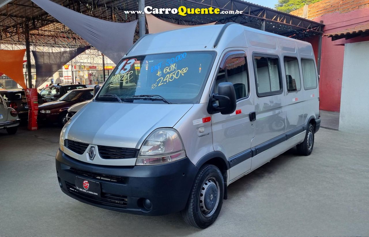 RENAULT   MASTER EUROLAF 2.5    CINZA 2013 2.5 DIESEL - Loja