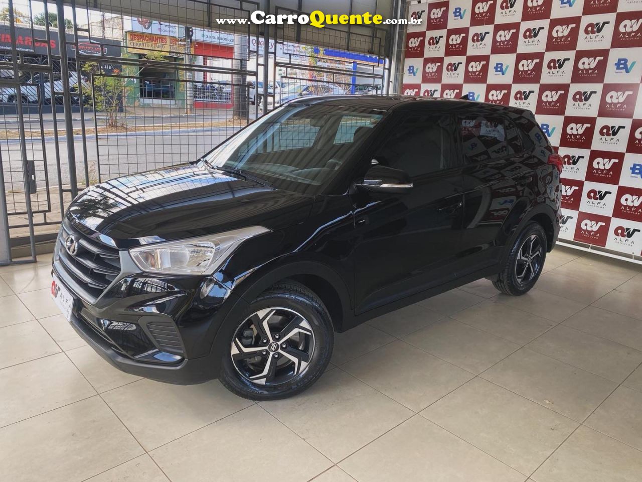 HYUNDAI   CRETA ATTITUDE 1.6 16V FLEX AUT.   PRETO 2020 1.6 FLEX - Loja