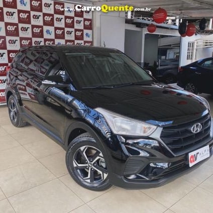 HYUNDAI   CRETA ATTITUDE 1.6 16V FLEX AUT.   PRETO 2020 1.6 FLEX