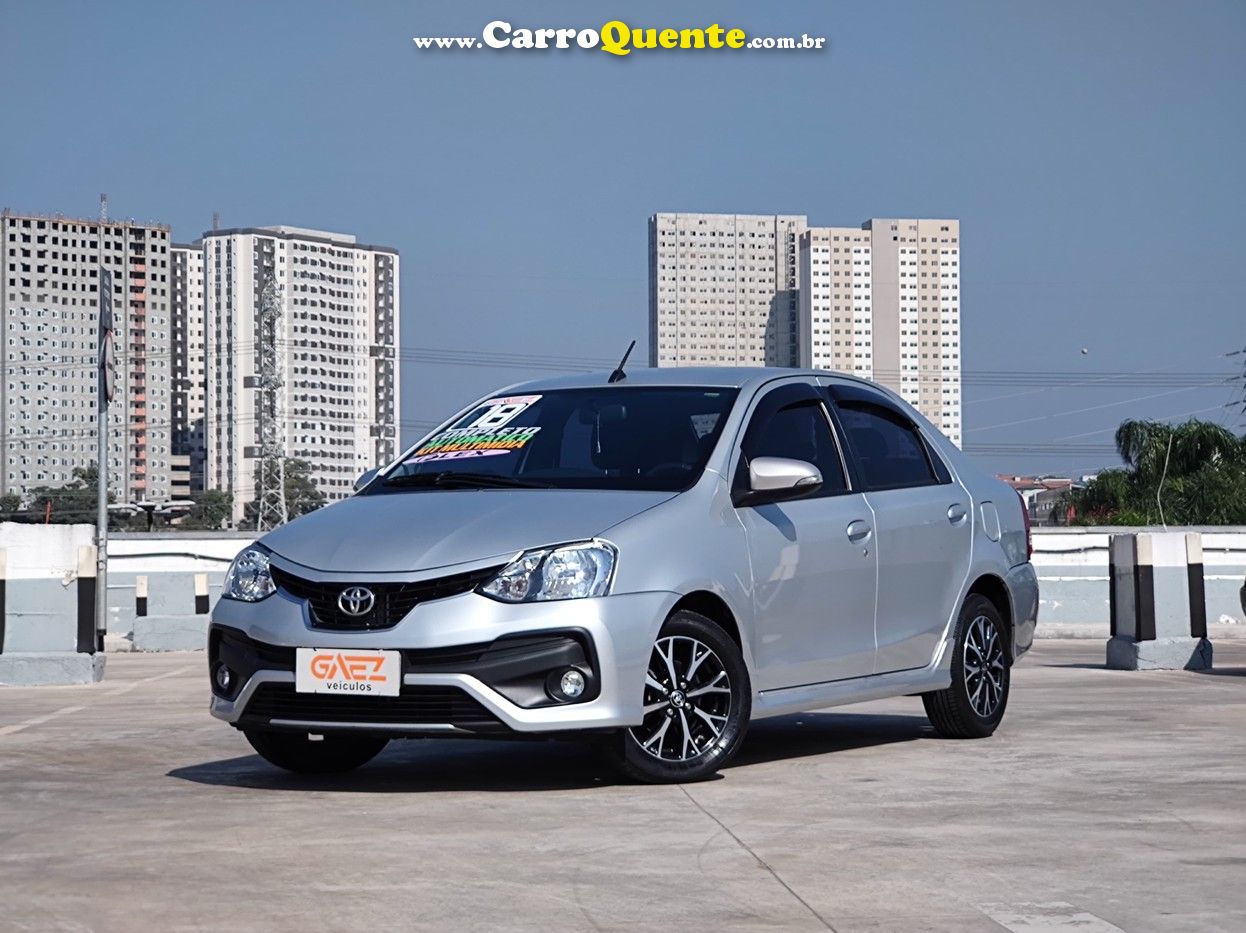 TOYOTA ETIOS 1.5 PLATINUM SEDAN 16V - Loja