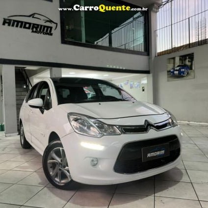 CITROËN   C3 TENDANCE 1.5 FLEX 8V 5P MEC.   BRANCO 2014 1.5 FLEX