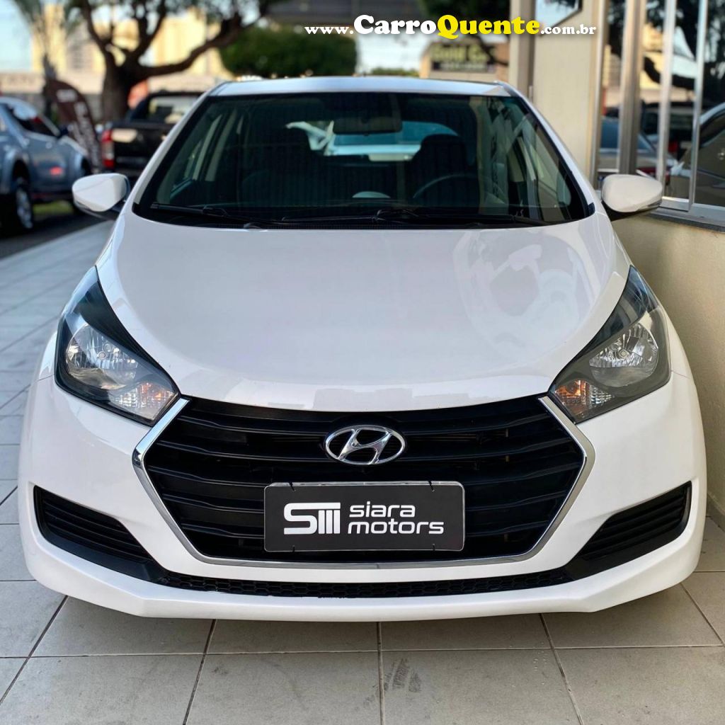 HYUNDAI   HB20 COMFORT PLUS 1.0 TB FLEX 12V MEC.   BRANCO 2017 1.0 FLEX - Loja