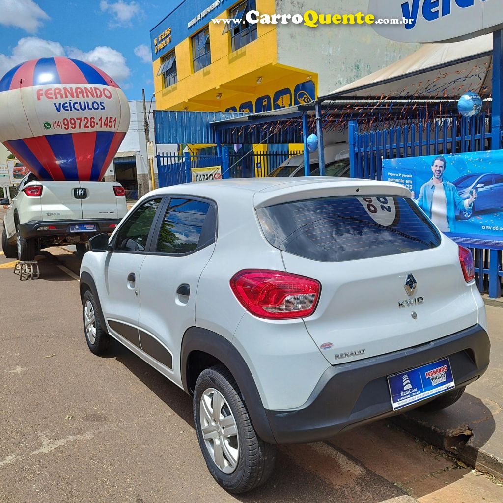 RENAULT   KWID LIFE 1.0 FLEX 12V 5P MEC.   BRANCO 2020 1.0 FLEX - Loja