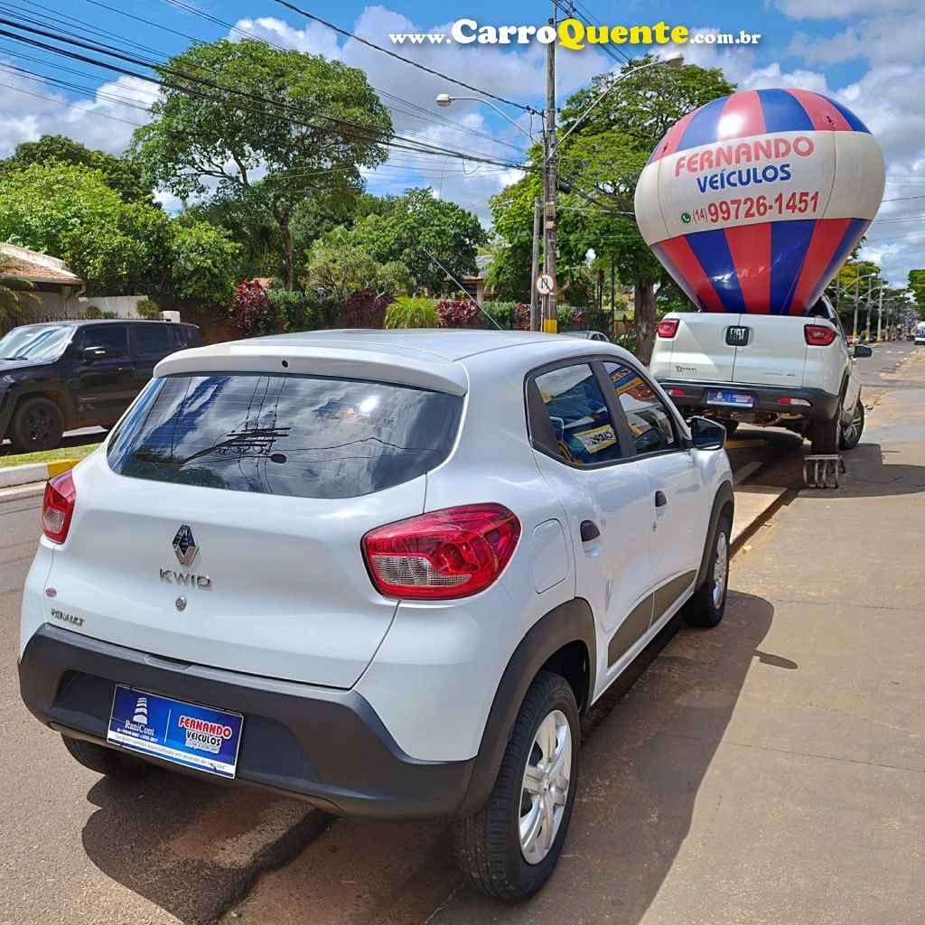 RENAULT   KWID LIFE 1.0 FLEX 12V 5P MEC.   BRANCO 2020 1.0 FLEX - Loja