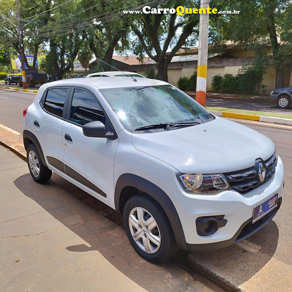 RENAULT   KWID LIFE 1.0 FLEX 12V 5P MEC.   BRANCO 2020 1.0 FLEX - Loja