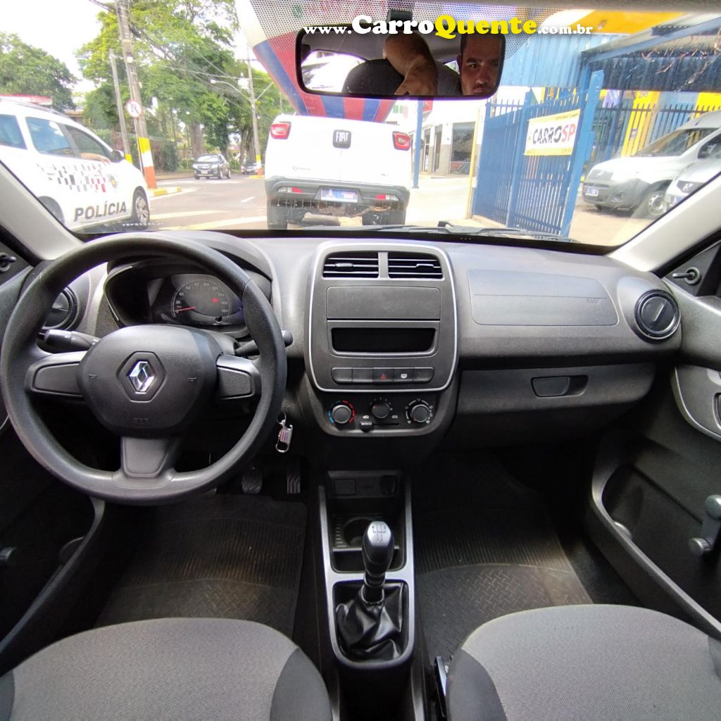 RENAULT   KWID LIFE 1.0 FLEX 12V 5P MEC.   BRANCO 2020 1.0 FLEX - Loja