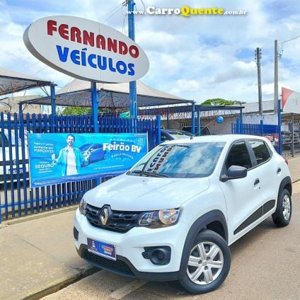 RENAULT   KWID LIFE 1.0 FLEX 12V 5P MEC.   BRANCO 2020 1.0 FLEX