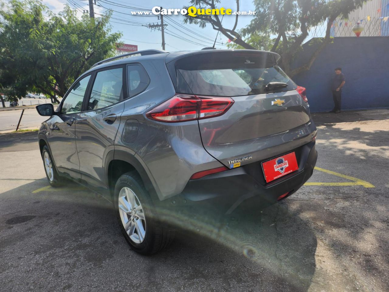 CHEVROLET   TRACKER LT 1.0 TURBO 12V FLEX AUT.   CINZA 2021 1.0 FLEX - Loja