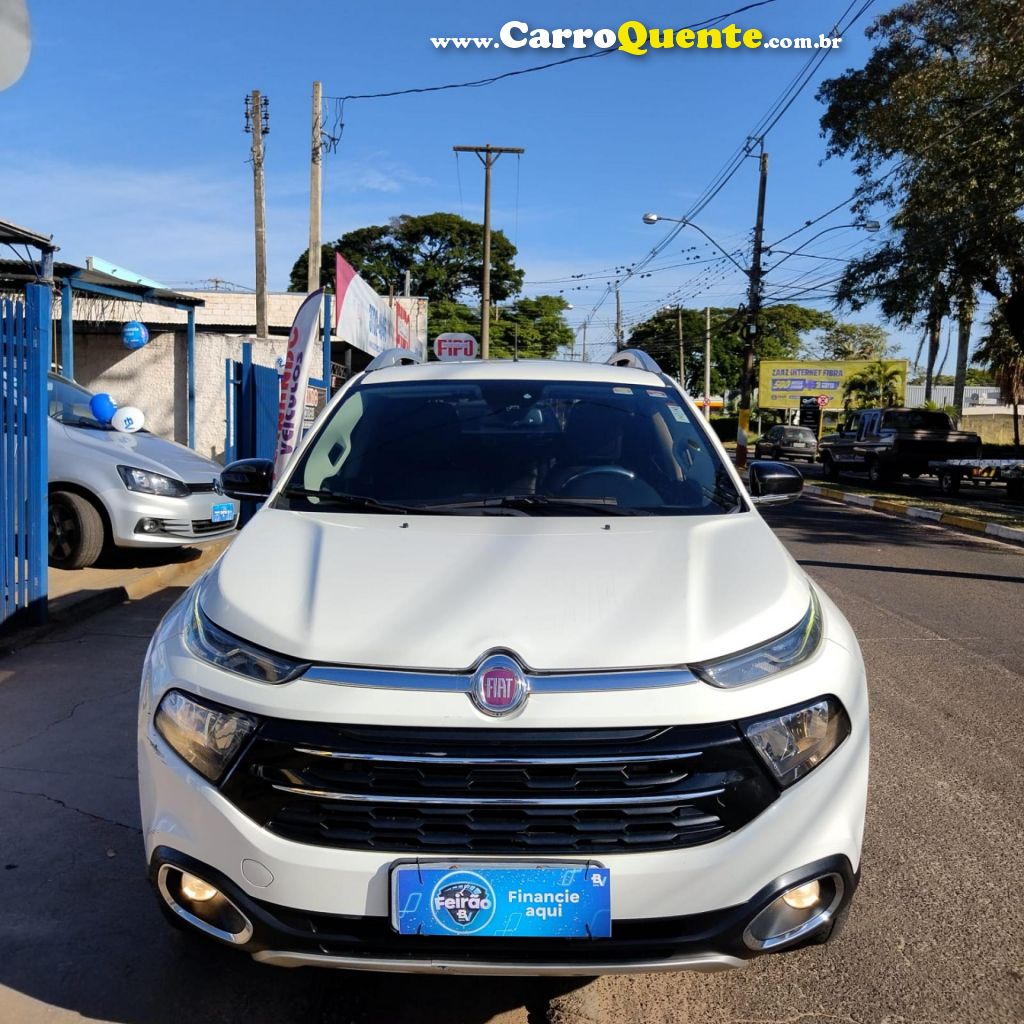 FIAT   TORO VOLCANO 2.0 16V 4X4 TB DIESEL AUT.   BRANCO 2019 2.0 DIESEL - Loja