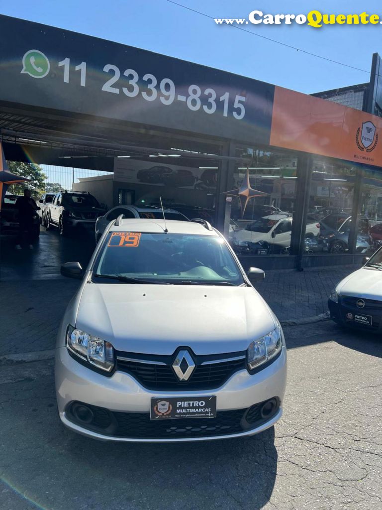 RENAULT   SANDERO EXPRESSION FLEX 1.0 12V 5P   PRATA 2019 1.0 FLEX - Loja