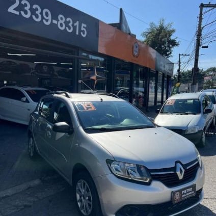 RENAULT   SANDERO EXPRESSION FLEX 1.0 12V 5P   PRATA 2019 1.0 FLEX