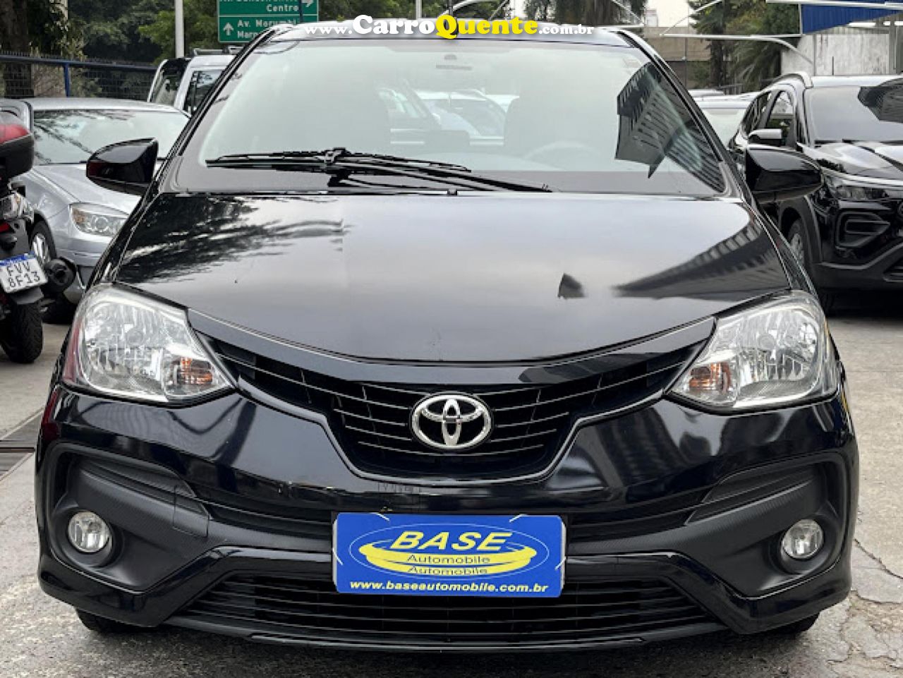 TOYOTA   ETIOS XS 1.5 FLEX 16V 5P MEC.   PRETO 2018 1.3 FLEX - Loja