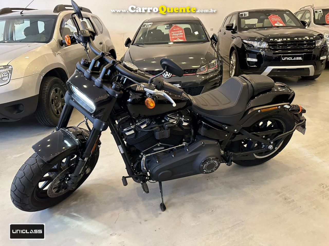 HARLEY-DAVIDSON   FAT BOB FXFB   PRETO 2019 1800 GASOLINA - Loja