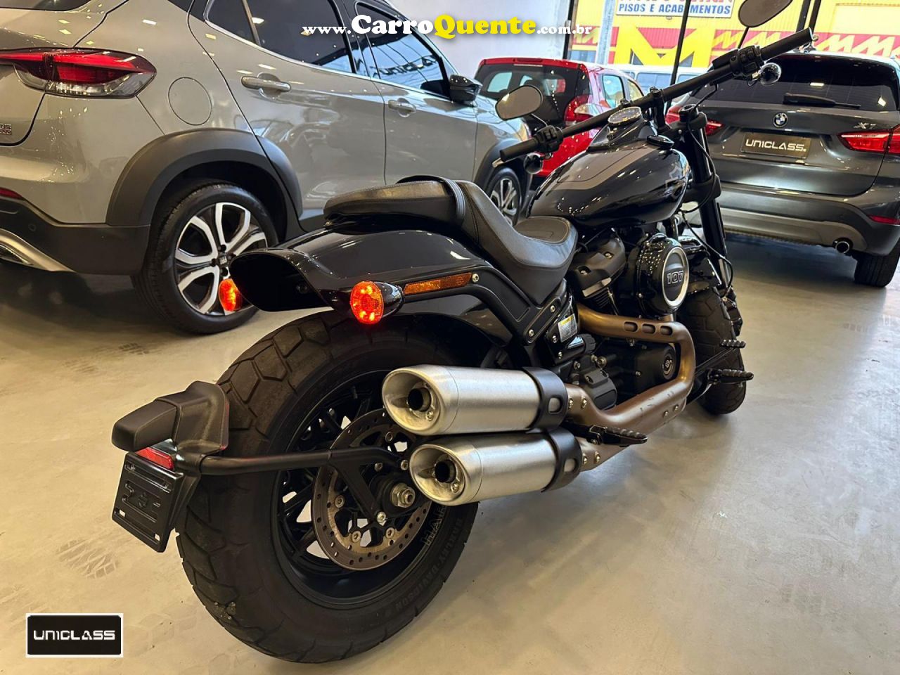 HARLEY-DAVIDSON   FAT BOB FXFB   PRETO 2019 1800 GASOLINA - Loja