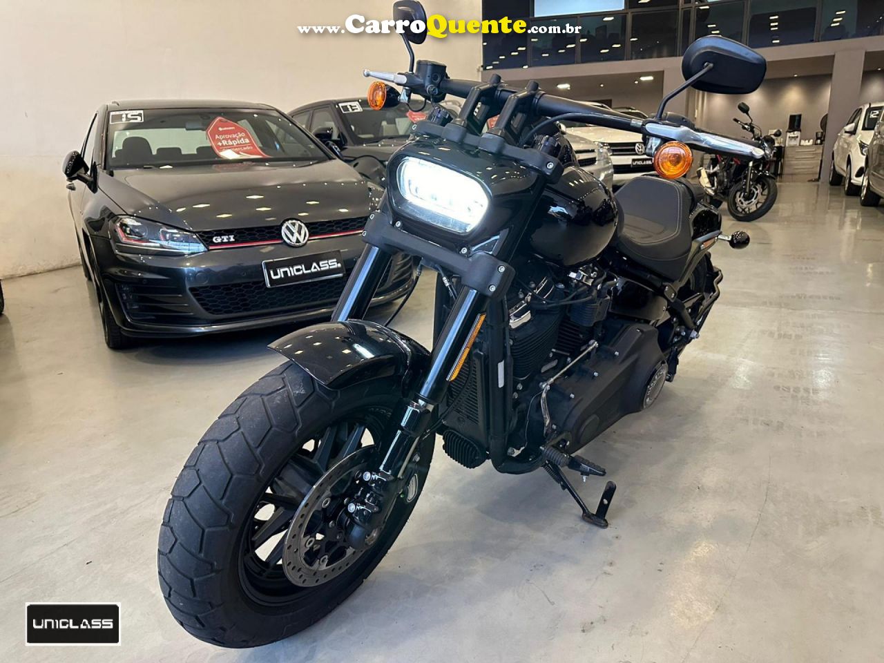 HARLEY-DAVIDSON   FAT BOB FXFB   PRETO 2019 1800 GASOLINA - Loja