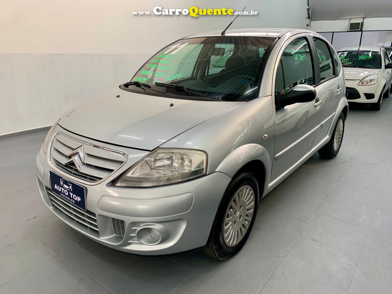 CITROËN   C3 GLX 1.4 GLX SONORA 1.4 FLEX 8V 5P   PRATA 2011 1.4 FLEX - Loja