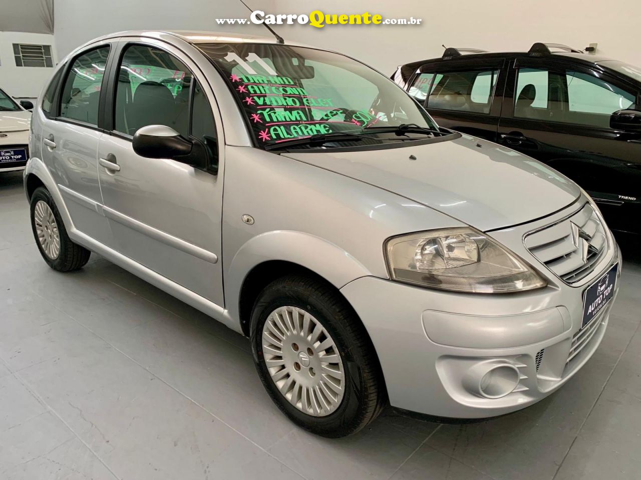 CITROËN   C3 GLX 1.4 GLX SONORA 1.4 FLEX 8V 5P   PRATA 2011 1.4 FLEX - Loja