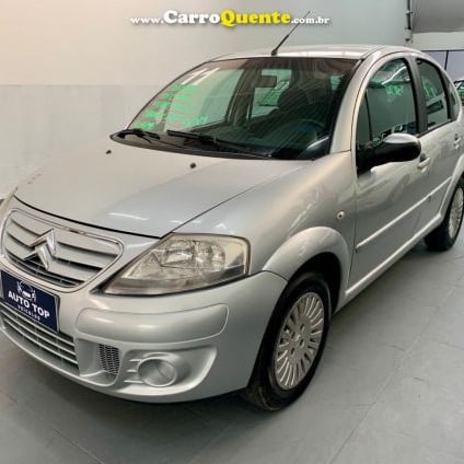 CITROËN   C3 GLX 1.4 GLX SONORA 1.4 FLEX 8V 5P   PRATA 2011 1.4 FLEX