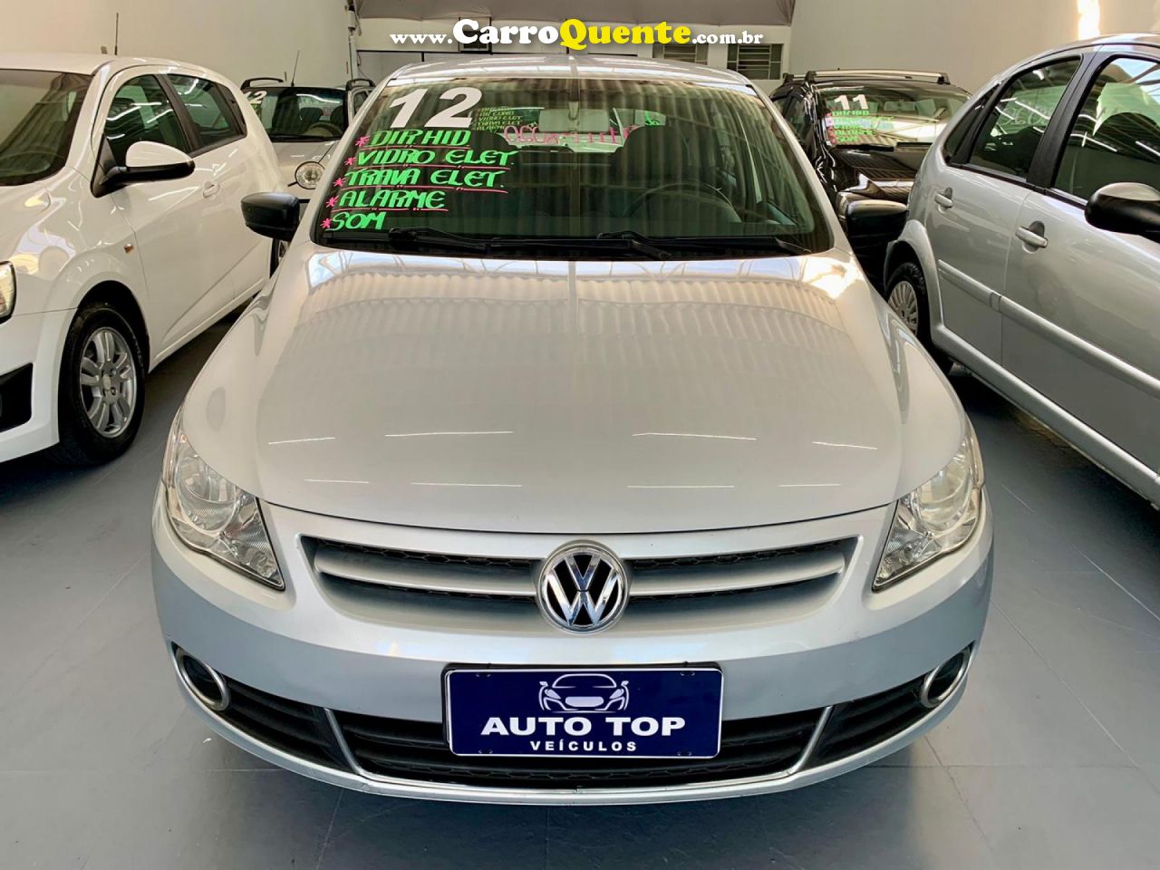 VOLKSWAGEN   GOL CITY (TREND)TITAN 1.0 T. FLEX 8V 4P   PRATA 2012 1.0 FLEX - Loja