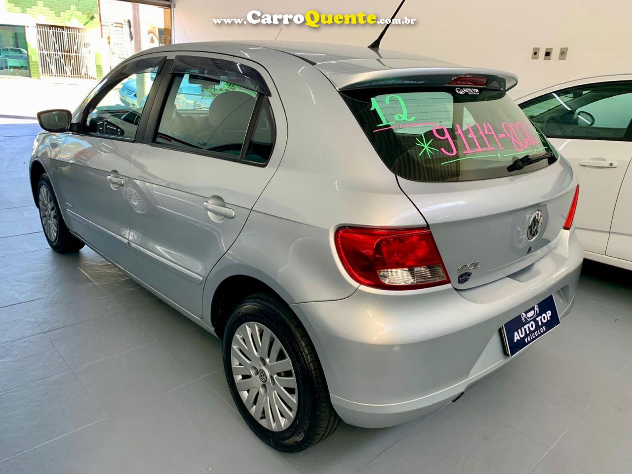 VOLKSWAGEN   GOL CITY (TREND)TITAN 1.0 T. FLEX 8V 4P   PRATA 2012 1.0 FLEX - Loja