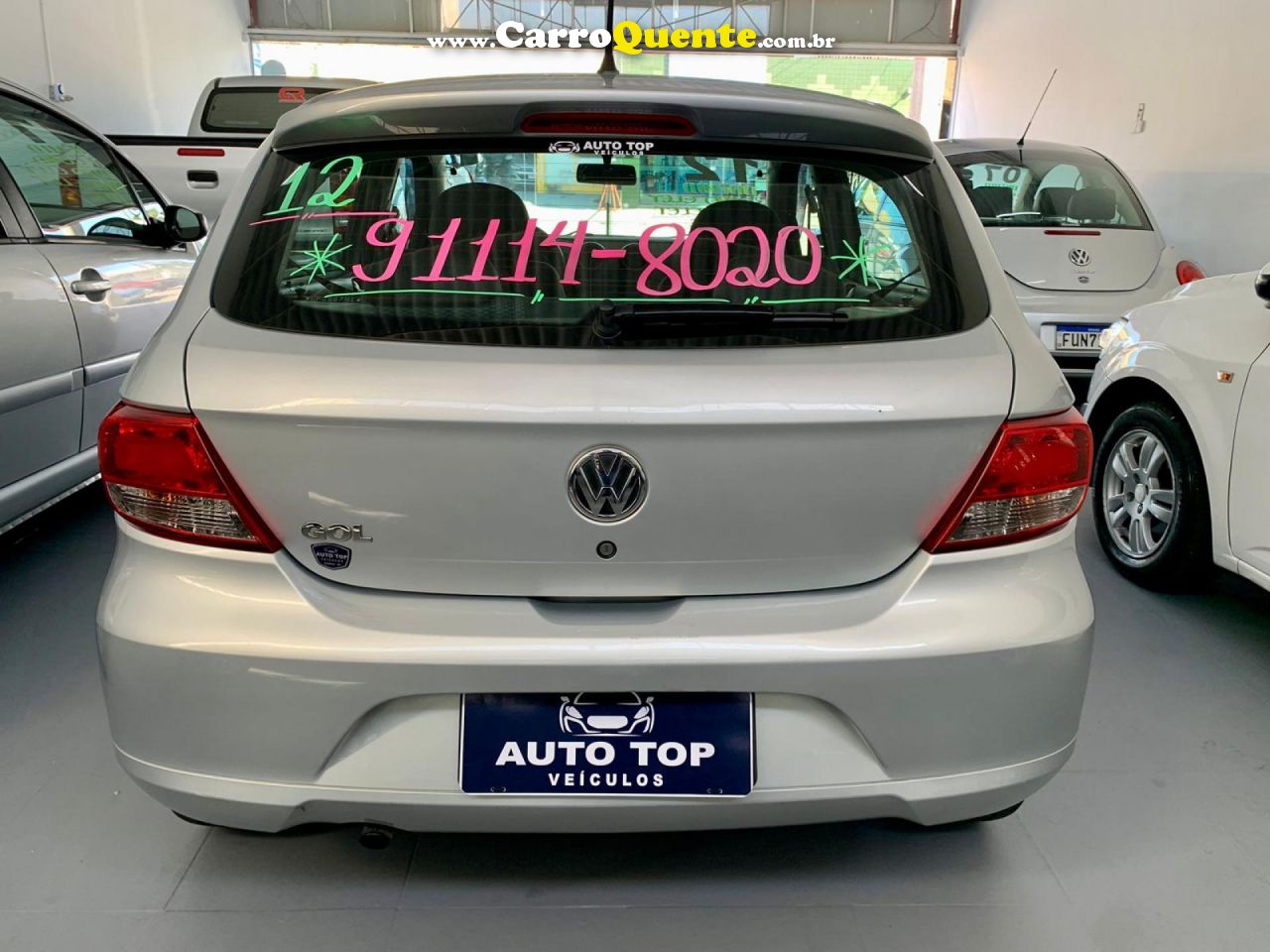 VOLKSWAGEN   GOL CITY (TREND)TITAN 1.0 T. FLEX 8V 4P   PRATA 2012 1.0 FLEX - Loja