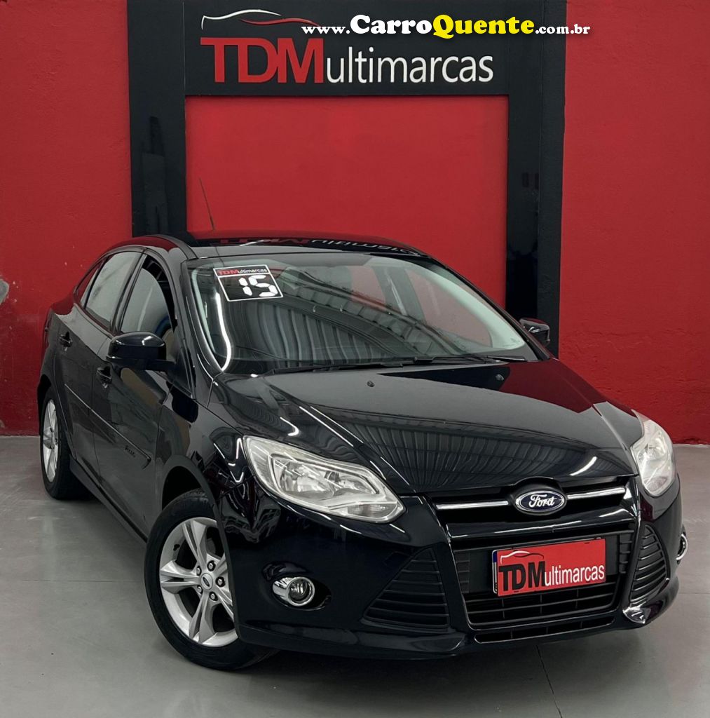 FORD   FOCUS SEDAN 2.0 16V2.0 16V FLEX 4P AUT.   PRETO 2015 2.0 FLEX - Loja