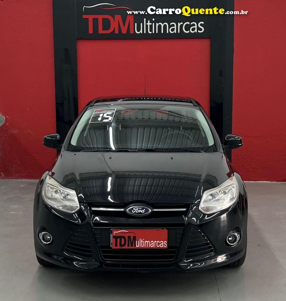 FORD   FOCUS SEDAN 2.0 16V2.0 16V FLEX 4P AUT.   PRETO 2015 2.0 FLEX - Loja