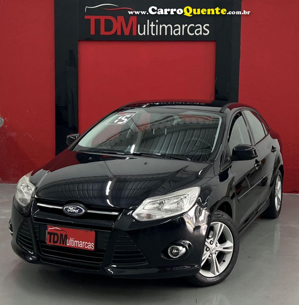 FORD   FOCUS SEDAN 2.0 16V2.0 16V FLEX 4P AUT.   PRETO 2015 2.0 FLEX - Loja