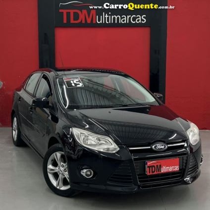 FORD   FOCUS SEDAN 2.0 16V2.0 16V FLEX 4P AUT.   PRETO 2015 2.0 FLEX