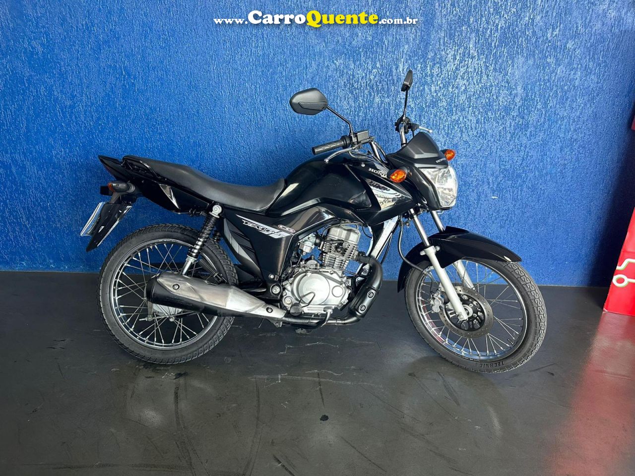 HONDA   CG 125 FAN ESD   PRETO 2015 125 GASOLINA - Loja