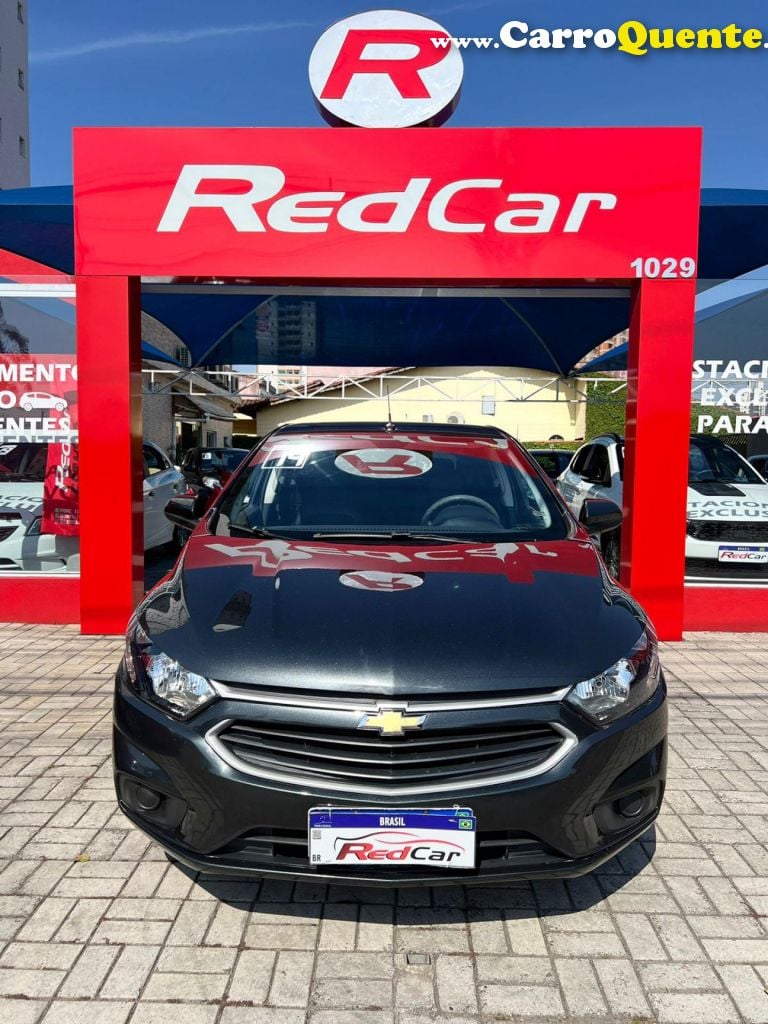 CHEVROLET   ONIX HATCH LT 1.0 8V FLEXPOWER 5P MEC.   CINZA 2019 1.0 FLEX - Loja