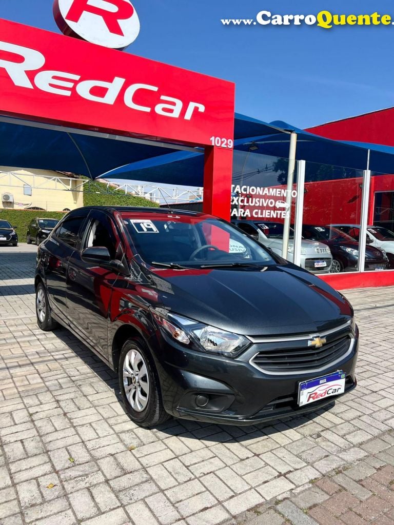 CHEVROLET   ONIX HATCH LT 1.0 8V FLEXPOWER 5P MEC.   CINZA 2019 1.0 FLEX - Loja