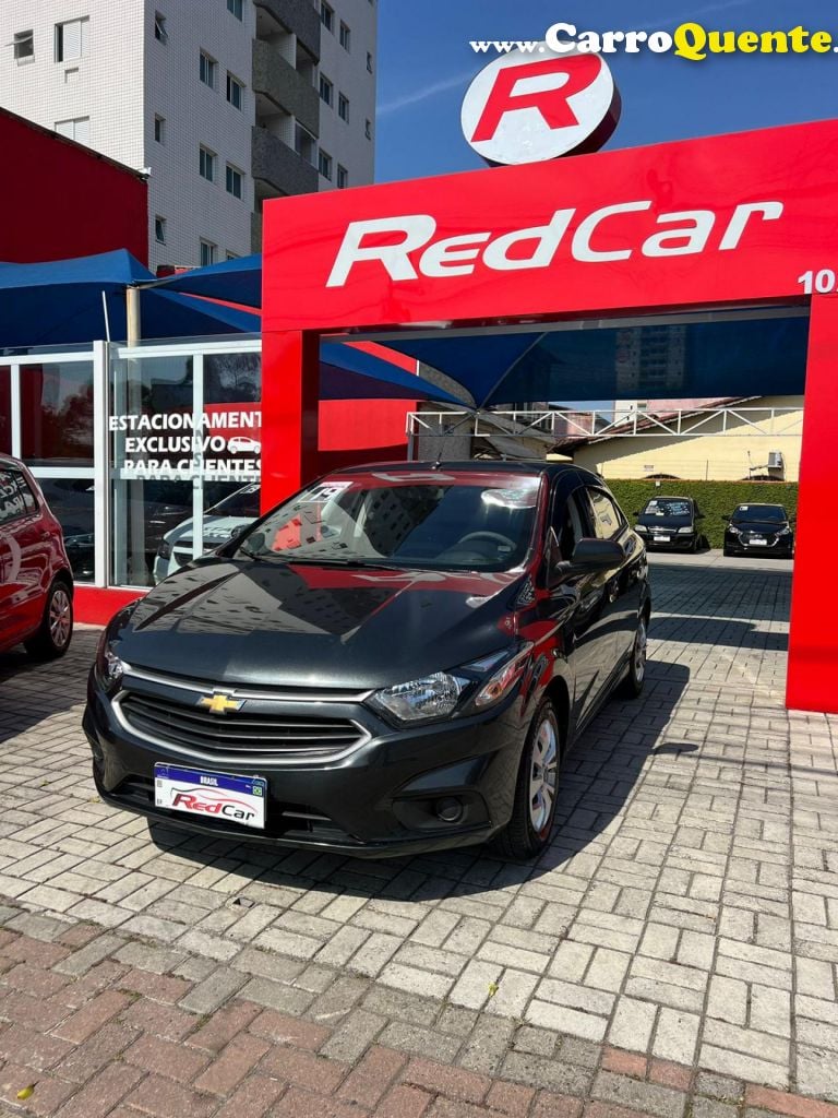 CHEVROLET   ONIX HATCH LT 1.0 8V FLEXPOWER 5P MEC.   CINZA 2019 1.0 FLEX - Loja