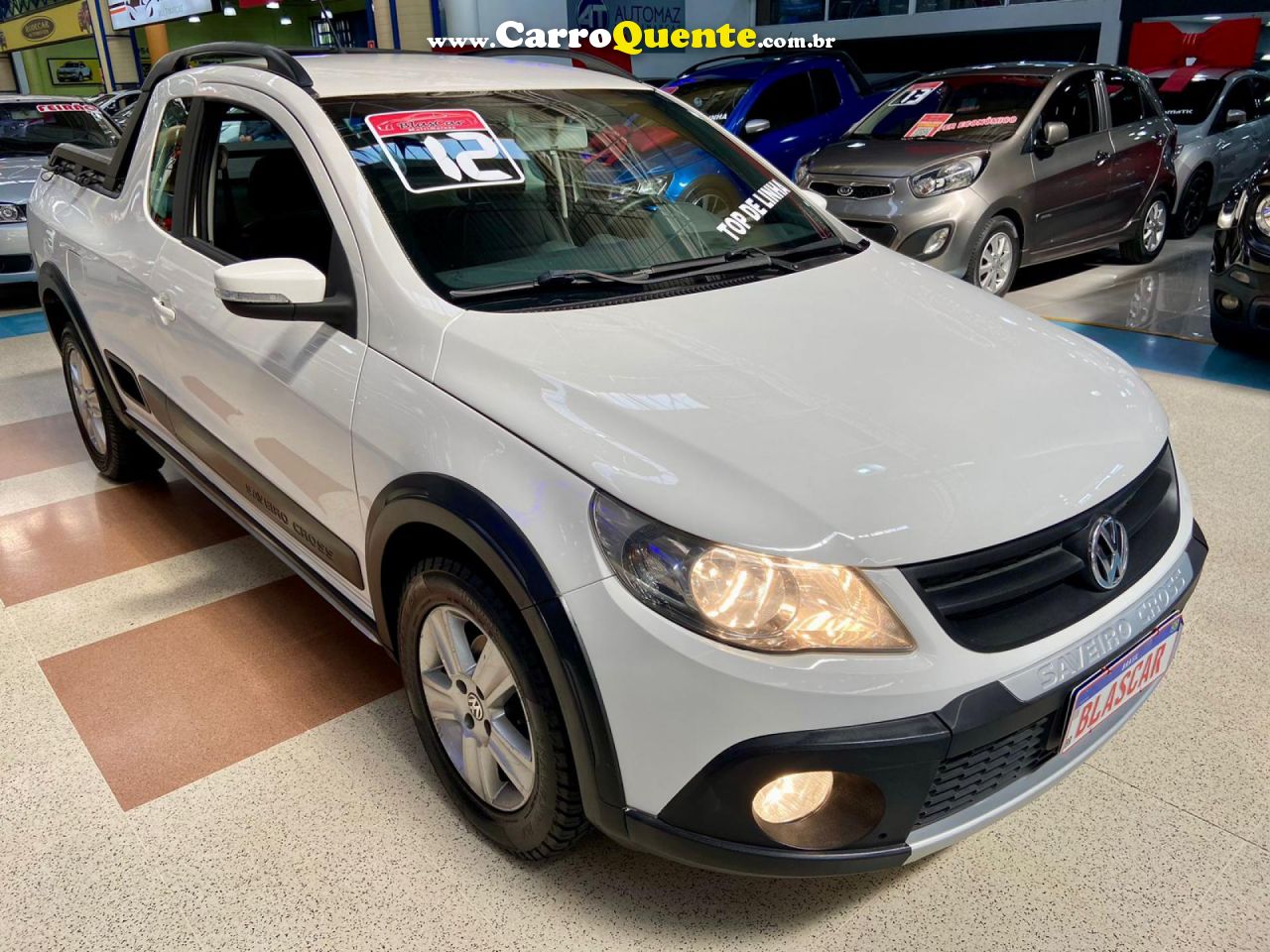 VOLKSWAGEN   SAVEIRO CROSS 1.6 MI TOTAL FLEX 8V CE   BRANCO 2012 1.6 FLEX - Loja