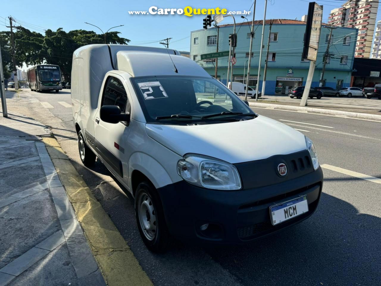 FIAT   FIORINO ENDURANCE EVO 1.4 FLEX 8V 2P   BRANCO 2021 1.4 FLEX - Loja