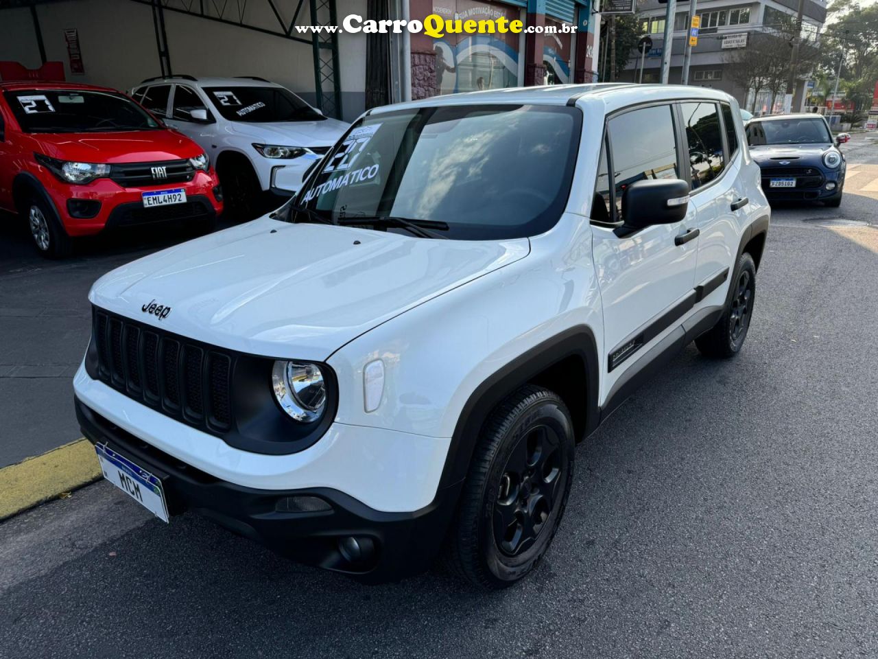 JEEP   RENEGADE1.8 4X2 FLEX 16V AUT.(PCD)   BRANCO 2020 1.8 FLEX - Loja