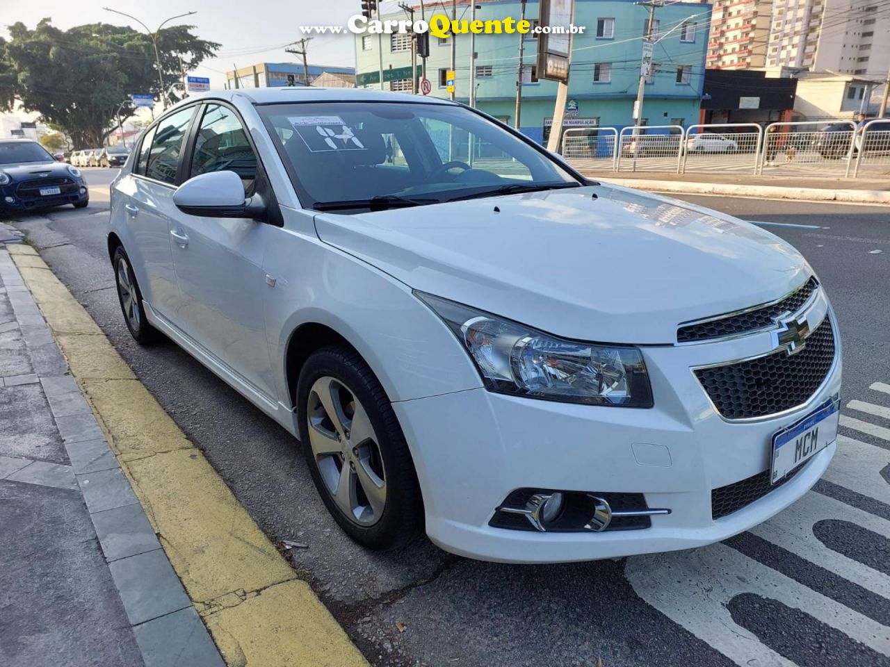 CHEVROLET   CRUZE HB SPORT LT 1.8 16V FLEXP. 5P MEC   BRANCO 2014 1.8 FLEX - Loja