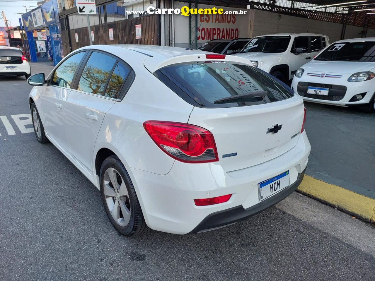 CHEVROLET   CRUZE HB SPORT LT 1.8 16V FLEXP. 5P MEC   BRANCO 2014 1.8 FLEX - Loja