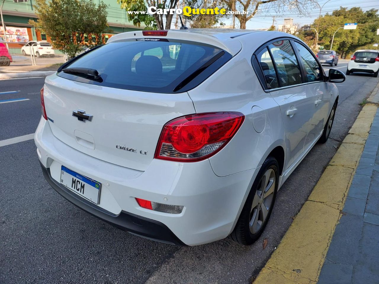 CHEVROLET   CRUZE HB SPORT LT 1.8 16V FLEXP. 5P MEC   BRANCO 2014 1.8 FLEX - Loja