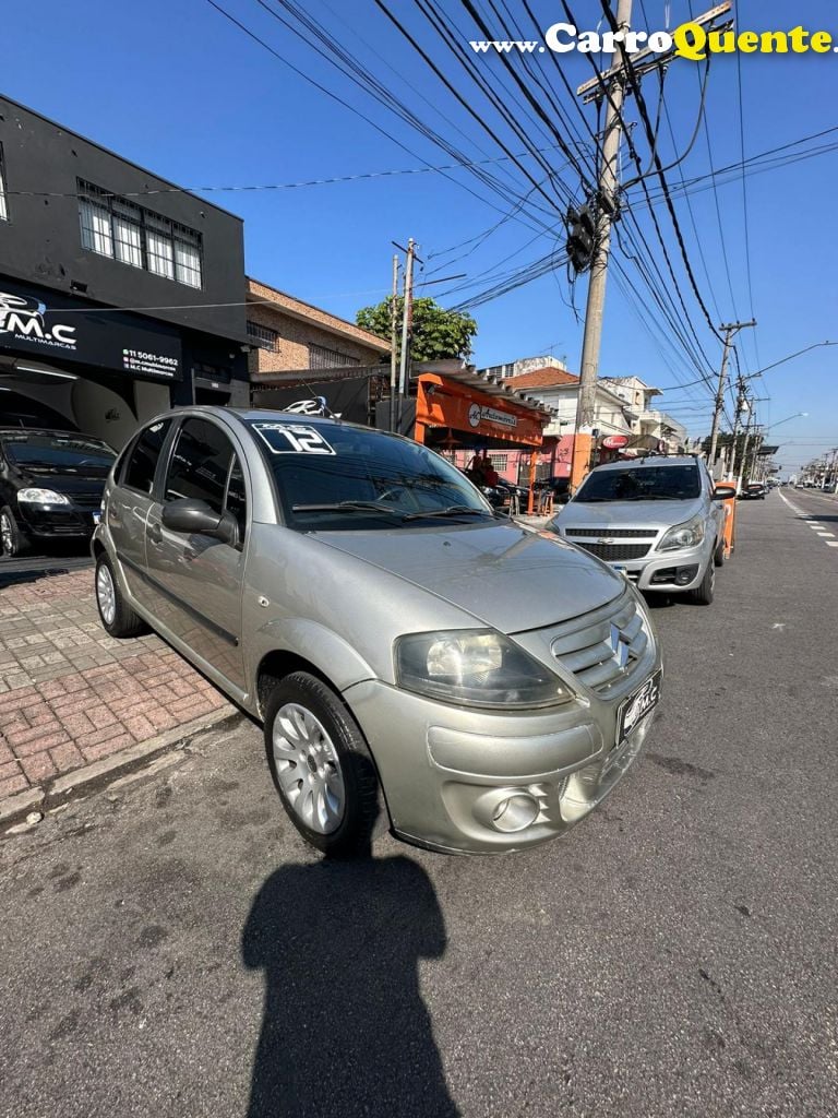 CITROËN   C3 EXCLUSIVE 1.4 FLEX 8V 5P   BEGE 2012 1.4 FLEX - Loja