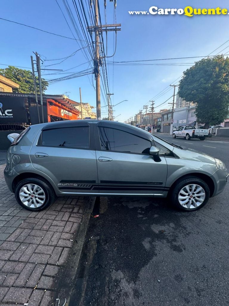 FIAT   PUNTO ATTRACTIVE 1.4 FIRE FLEX 8V 5P   CINZA 2013 1.4 FLEX - Loja