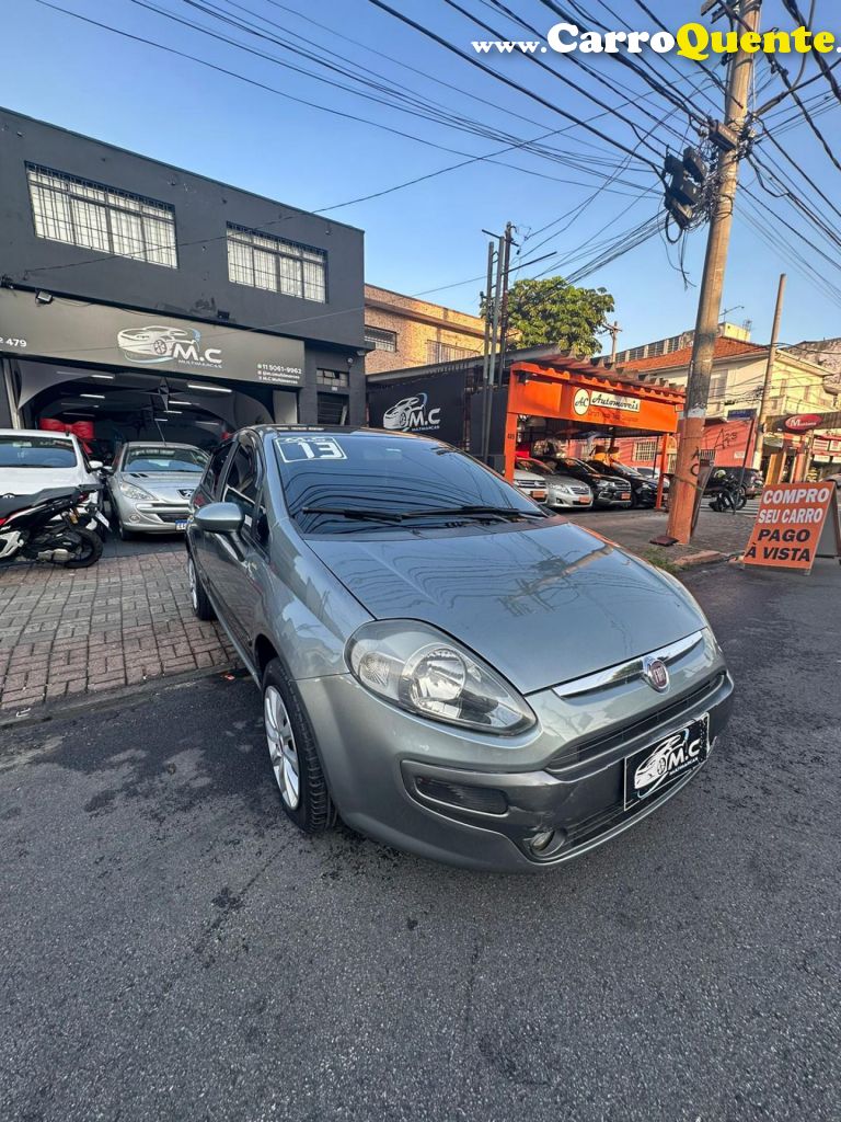 FIAT   PUNTO ATTRACTIVE 1.4 FIRE FLEX 8V 5P   CINZA 2013 1.4 FLEX - Loja