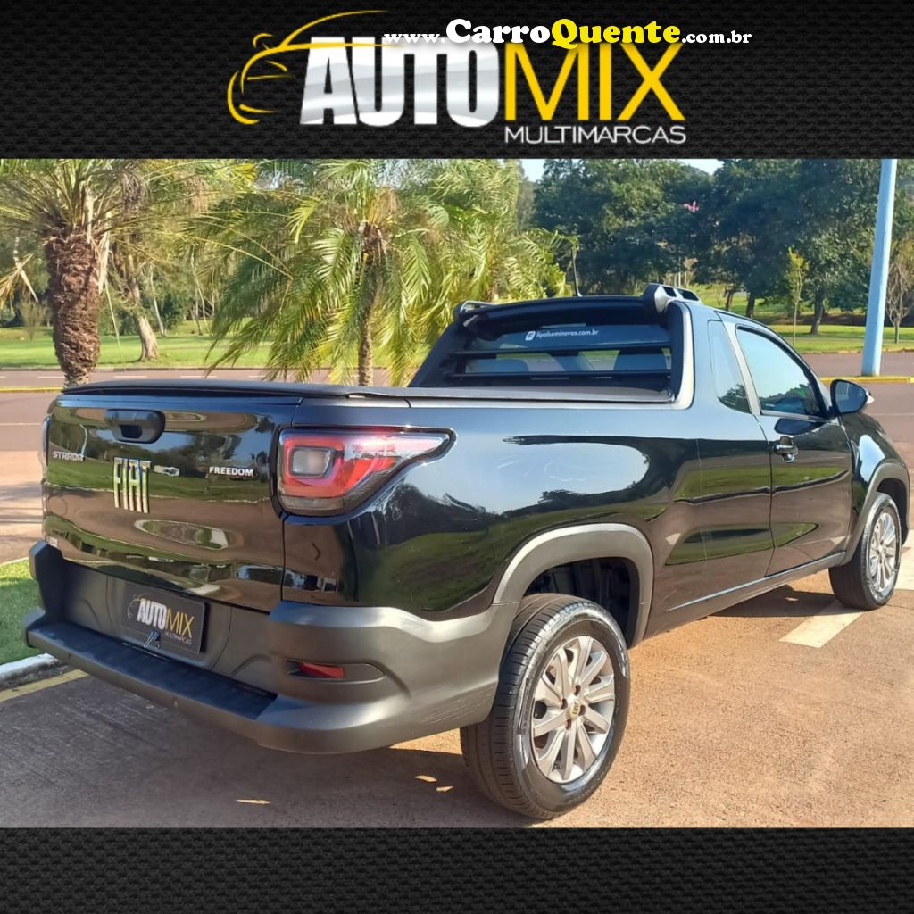 FIAT   STRADA FREEDOM 1.3 FLEX 8V  CS PLUS   PRETO 2023 1.3 FLEX - Loja