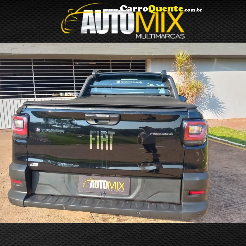 FIAT   STRADA FREEDOM 1.3 FLEX 8V  CS PLUS   PRETO 2023 1.3 FLEX - Loja